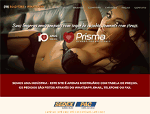 Tablet Screenshot of prismax.com.br